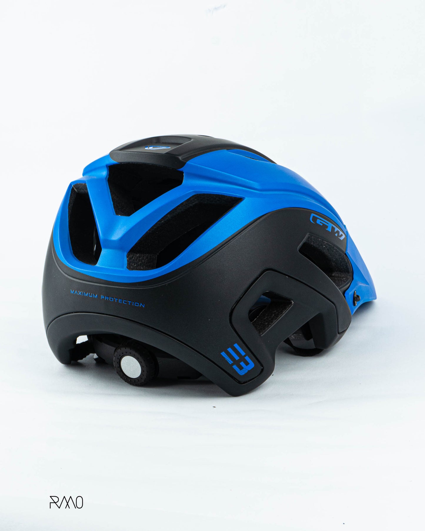 CASCO MTB GW E3 NEGRO - AZUL TALLA M/L