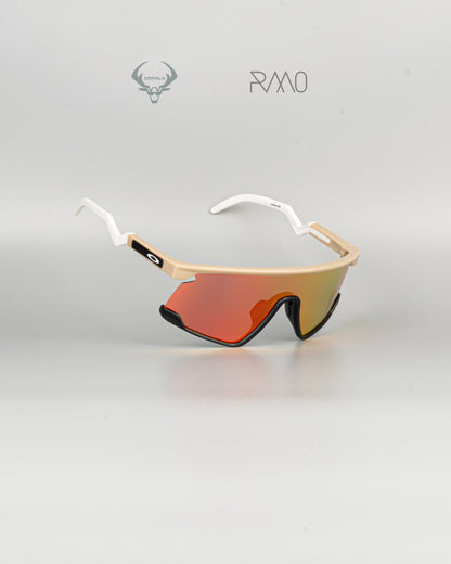 Gafas BXTR AAA beige rojo 3 lentes Uv400