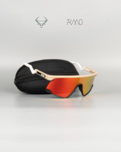 Gafas BXTR AAA beige rojo 3 lentes Uv400