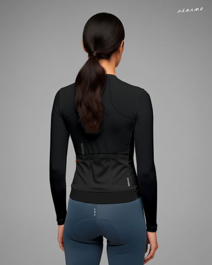 JERSEY NÓMADE 2.0 NEGRO  MUJER CICLISMO