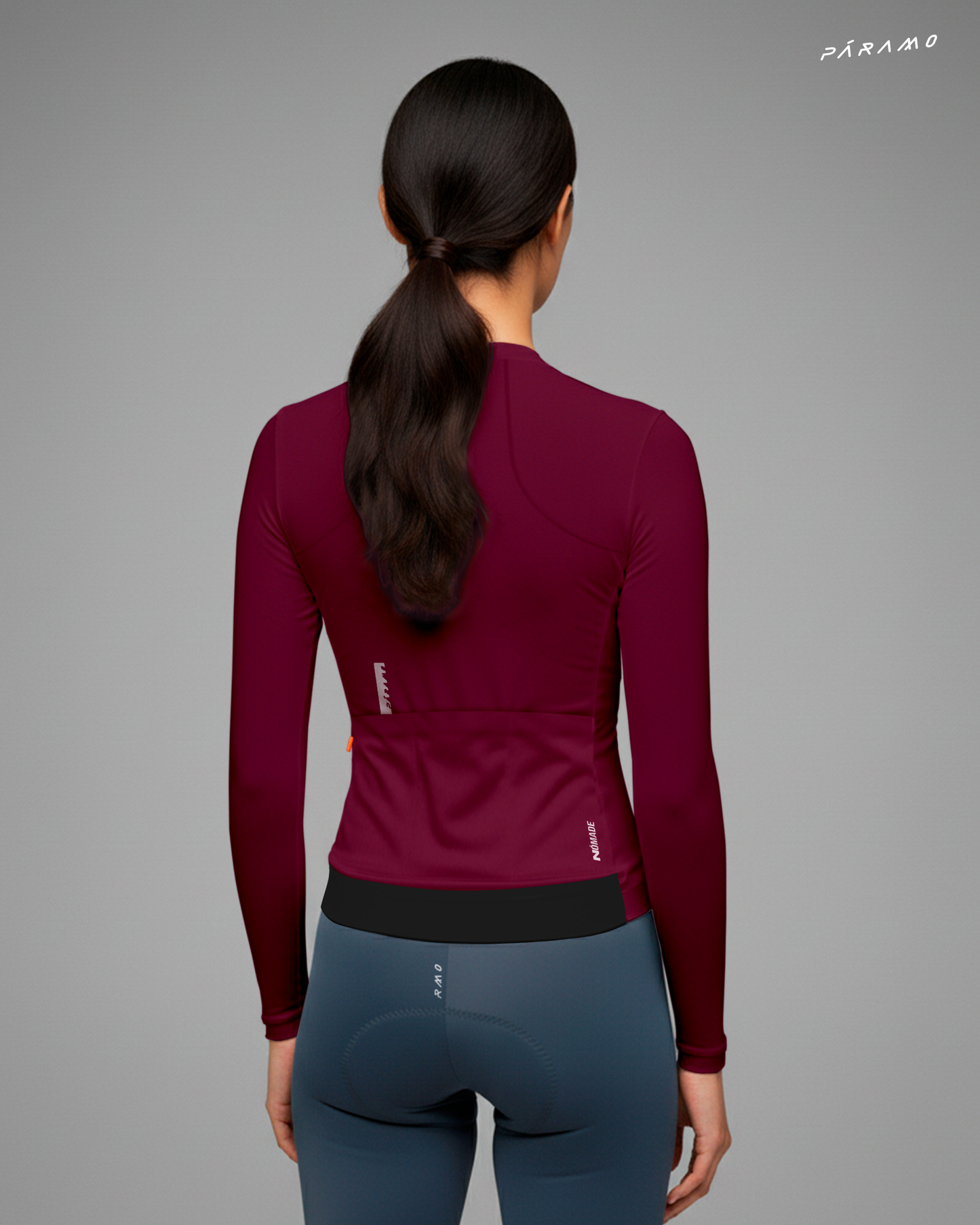 JERSEY NÓMADE 2.0 VINOTINTO  MUJER CICLISMO