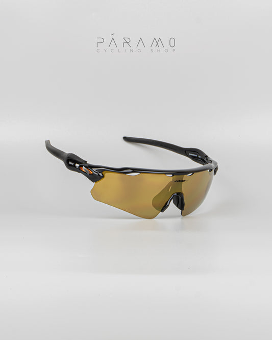Gafas Radar EV  negro dorado 3 lentes Uv400