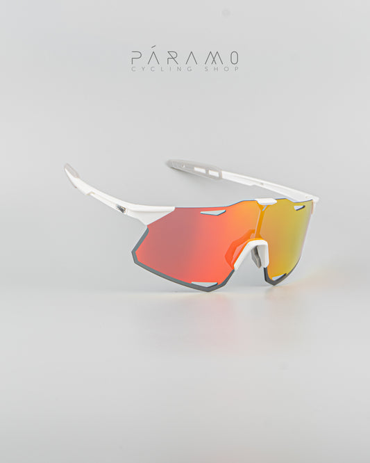 Gafas Hypercraft blanco rojo   3 lentes Uv400