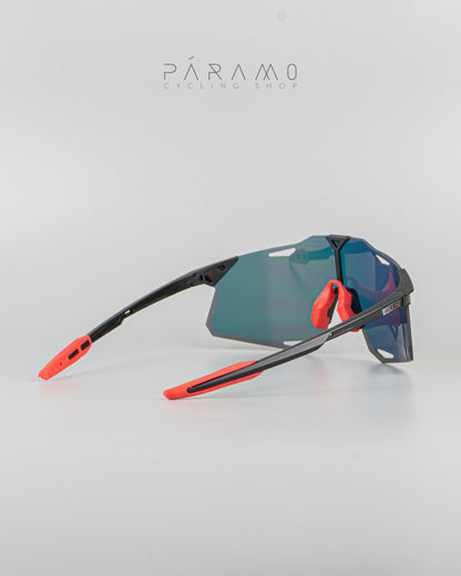 Gafas Hypercraft negro rojo   3  lentes Uv400