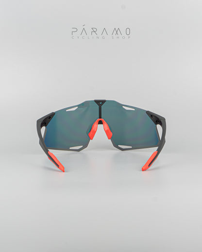 Gafas Hypercraft negro rojo   3  lentes Uv400
