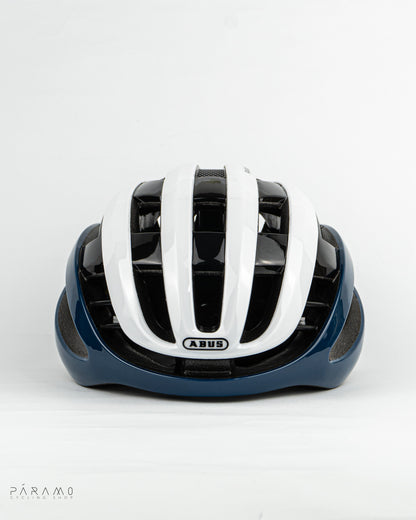 CASCO AIRBREAKER BLANCO AZUL  AAA TALLA M