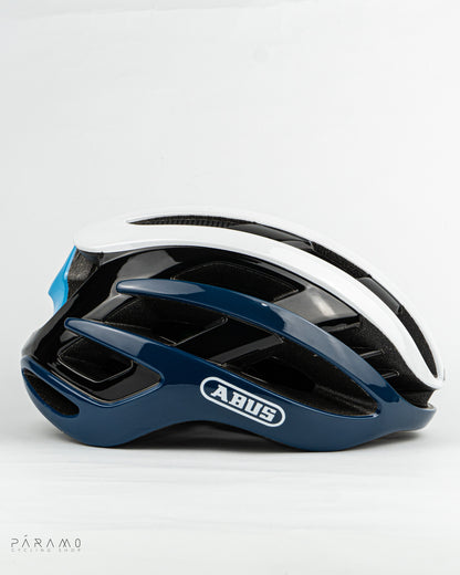 CASCO AIRBREAKER BLANCO AZUL  AAA TALLA M