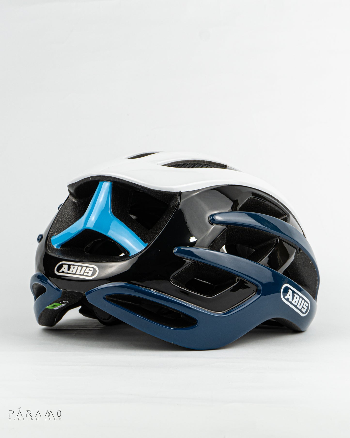 CASCO AIRBREAKER BLANCO AZUL  AAA TALLA M