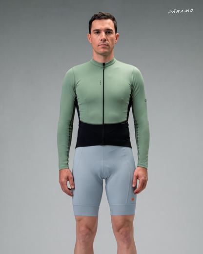 JERSEY TÉRMICO CICLISMO LOFT HOMBRE VERDE Mid-Weight Thermal