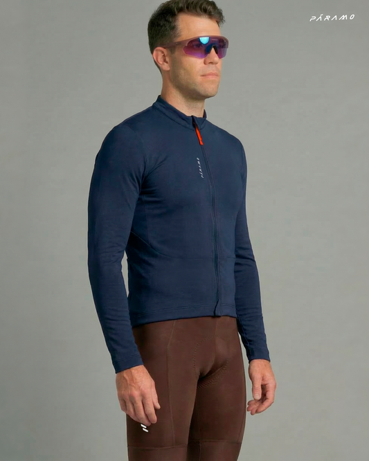 JERSEY VETTA AZUL UNISEX TÉRMICO CICLISMO