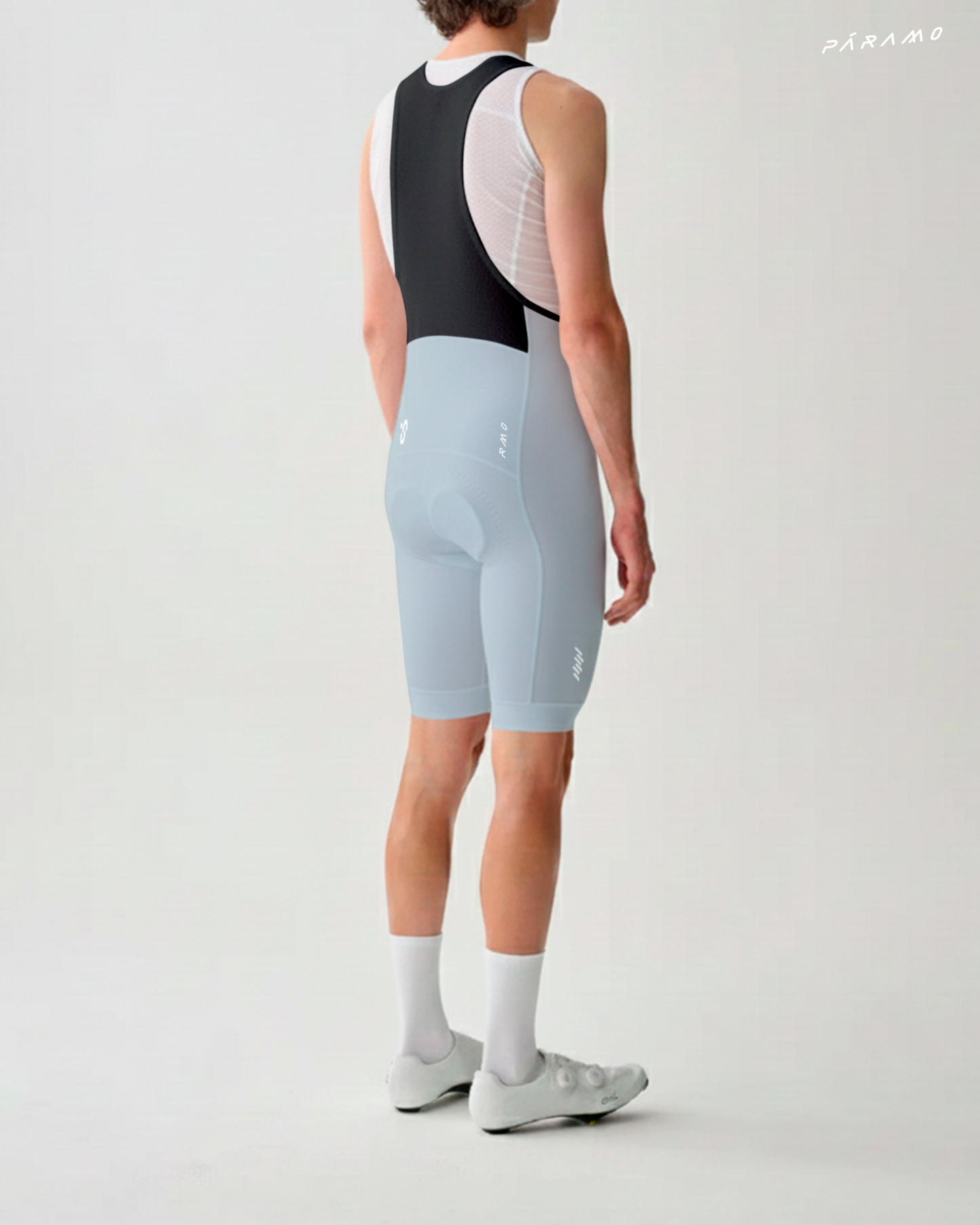 Pantaloneta bib EPIC PRO gris niebla ciclismo hombre 10 hr