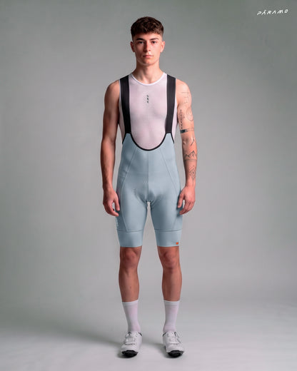 Pantaloneta bib EPIC PRO 2.0 gris niebla ciclismo hombre 9+ horas