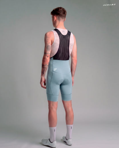 Pantaloneta bib EPIC PRO 2.0 gris niebla ciclismo hombre 9+ horas