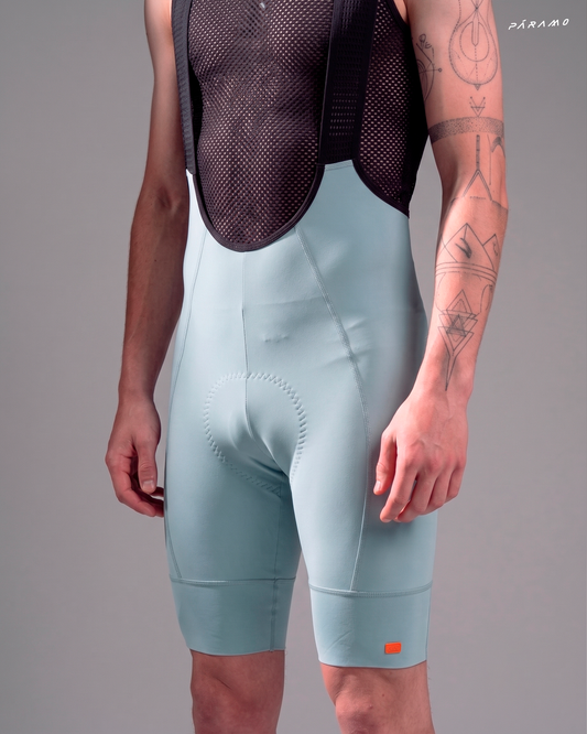 Pantaloneta bib EPIC PRO 2.0 gris niebla ciclismo hombre 9+ horas