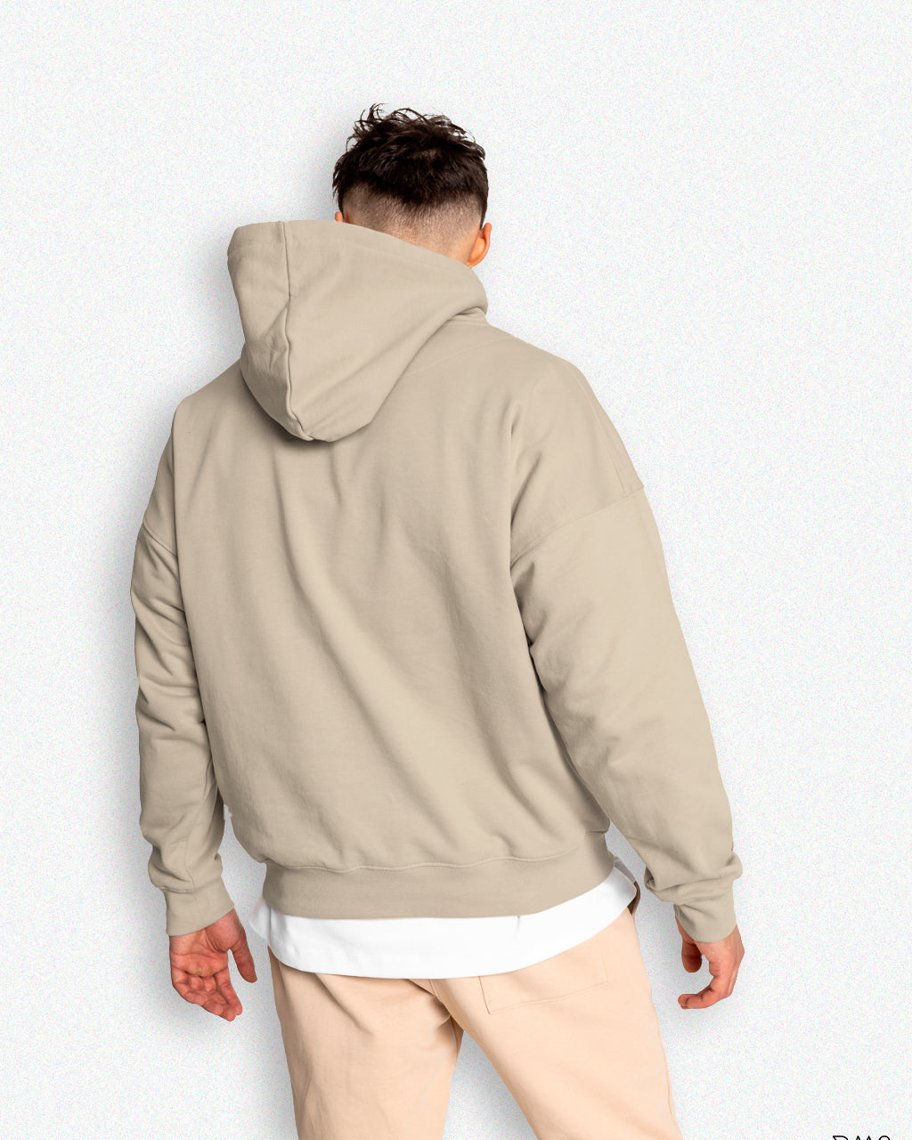 HOODIE / BUZO OVERSIZE BEIGE BEER UNISEX