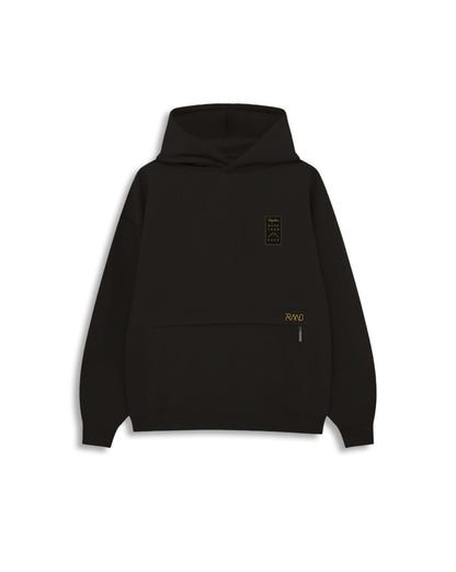 HOODIE / BUZO OVERSIZE NEGRO R4PH4 UNISEX