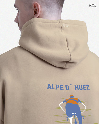 HOODIE / BUZO OVERSIZE BEIGE ALPE UNISEX