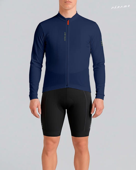 JERSEY VETTA AZUL UNISEX TÉRMICO CICLISMO