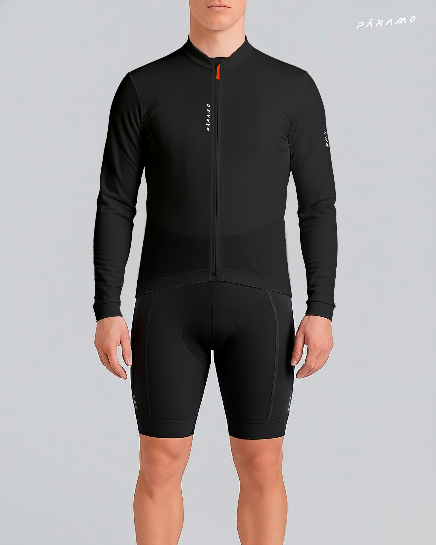 JERSEY VETTA NEGRO UNISEX TÉRMICO CICLISMO