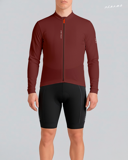 JERSEY VETTA TERRACOTA UNISEX TÉRMICO CICLISMO