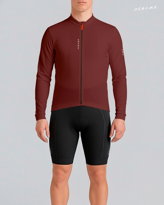 JERSEY VETTA TERRACOTA UNISEX TÉRMICO CICLISMO