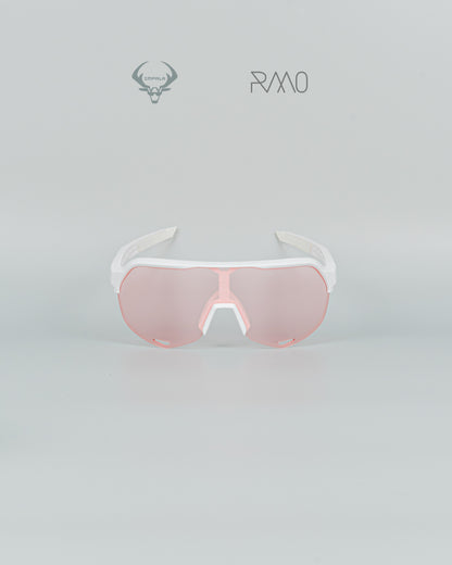 Gafas 100 P S2 AAA blanco rosa 3 lentes Uv400