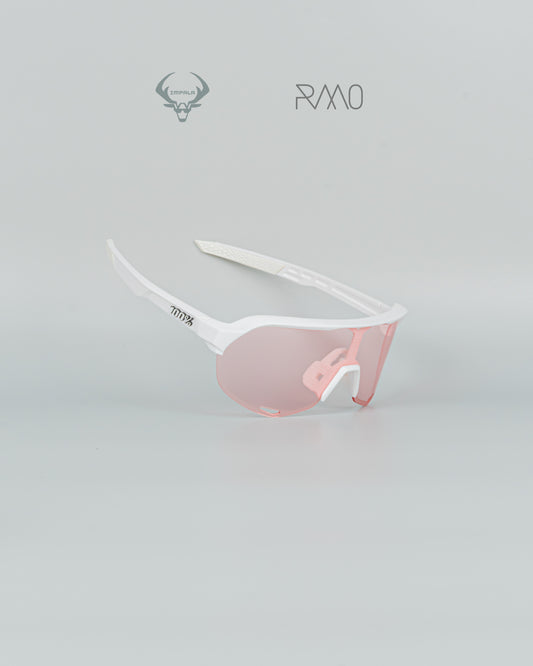 Gafas 100 P S2 AAA blanco rosa 3 lentes Uv400