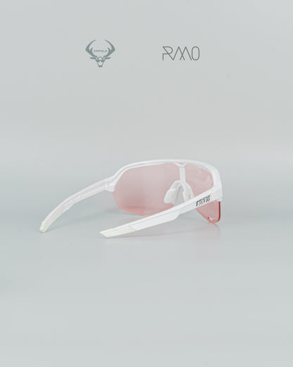 Gafas 100 P S2 AAA blanco rosa 3 lentes Uv400