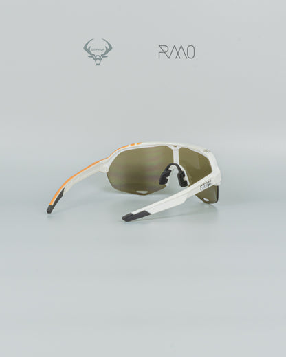 Gafas 100 P S2 AAA BLANCO DORADO 3 lentes Uv400