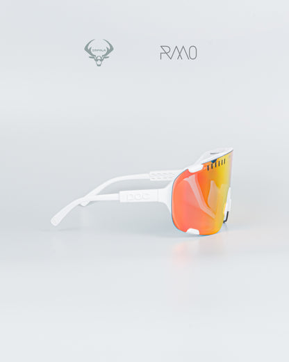 Gafas Devour AAA blanco rojo 4 lentes uv400