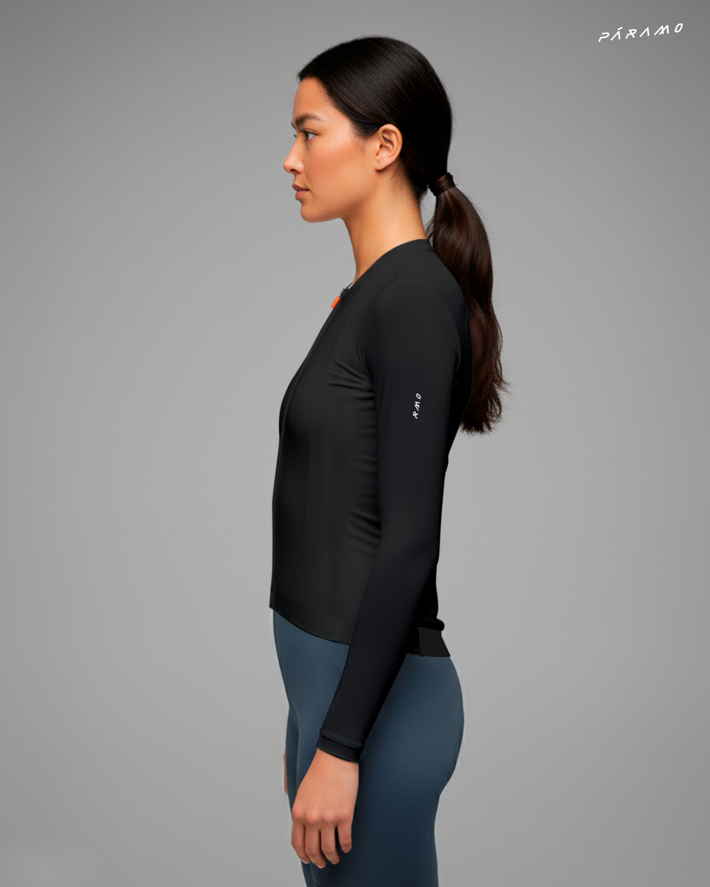 JERSEY NÓMADE 2.0 NEGRO  MUJER CICLISMO