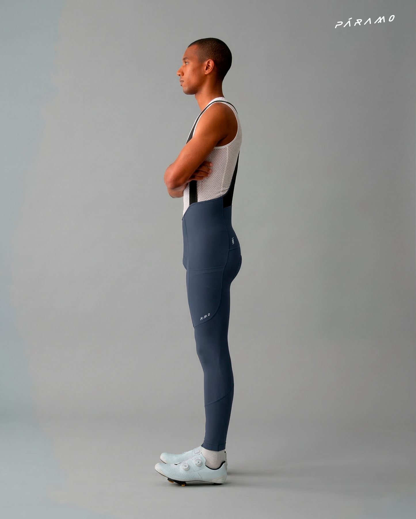 Pantalon bib EPIC CARGO GRIS COBALTO ciclismo hombre 8 horas