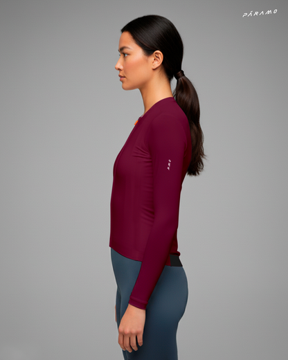 JERSEY NÓMADE 2.0 VINOTINTO  MUJER CICLISMO