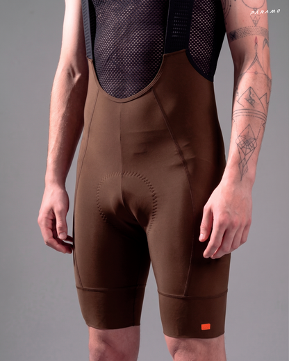 Pantaloneta bib EPIC PRO 2.0 Marron ciclismo hombre 9+ horas