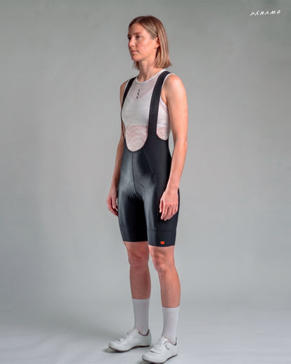 Pantaloneta bib EPIC PRO 2.0 Mujer Negro ciclismo 9+ horas