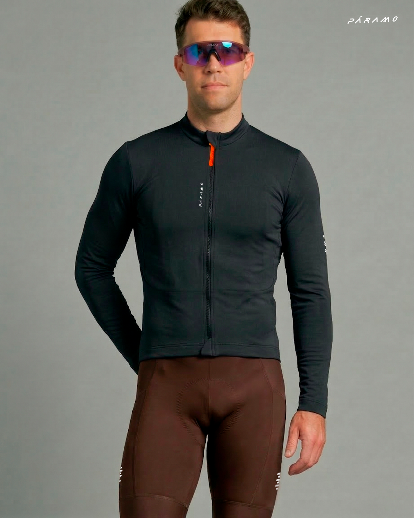 JERSEY VETTA NEGRO UNISEX TÉRMICO CICLISMO