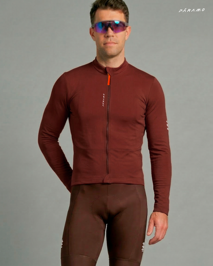 JERSEY VETTA TERRACOTA UNISEX TÉRMICO CICLISMO
