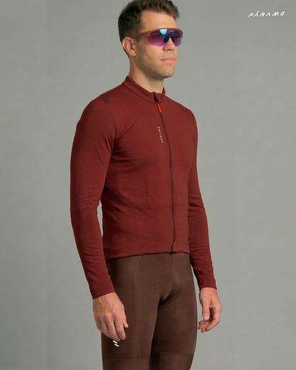 JERSEY VETTA TERRACOTA UNISEX TÉRMICO CICLISMO