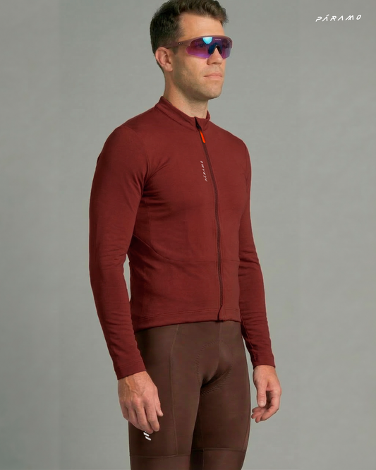 JERSEY VETTA TERRACOTA UNISEX TÉRMICO CICLISMO