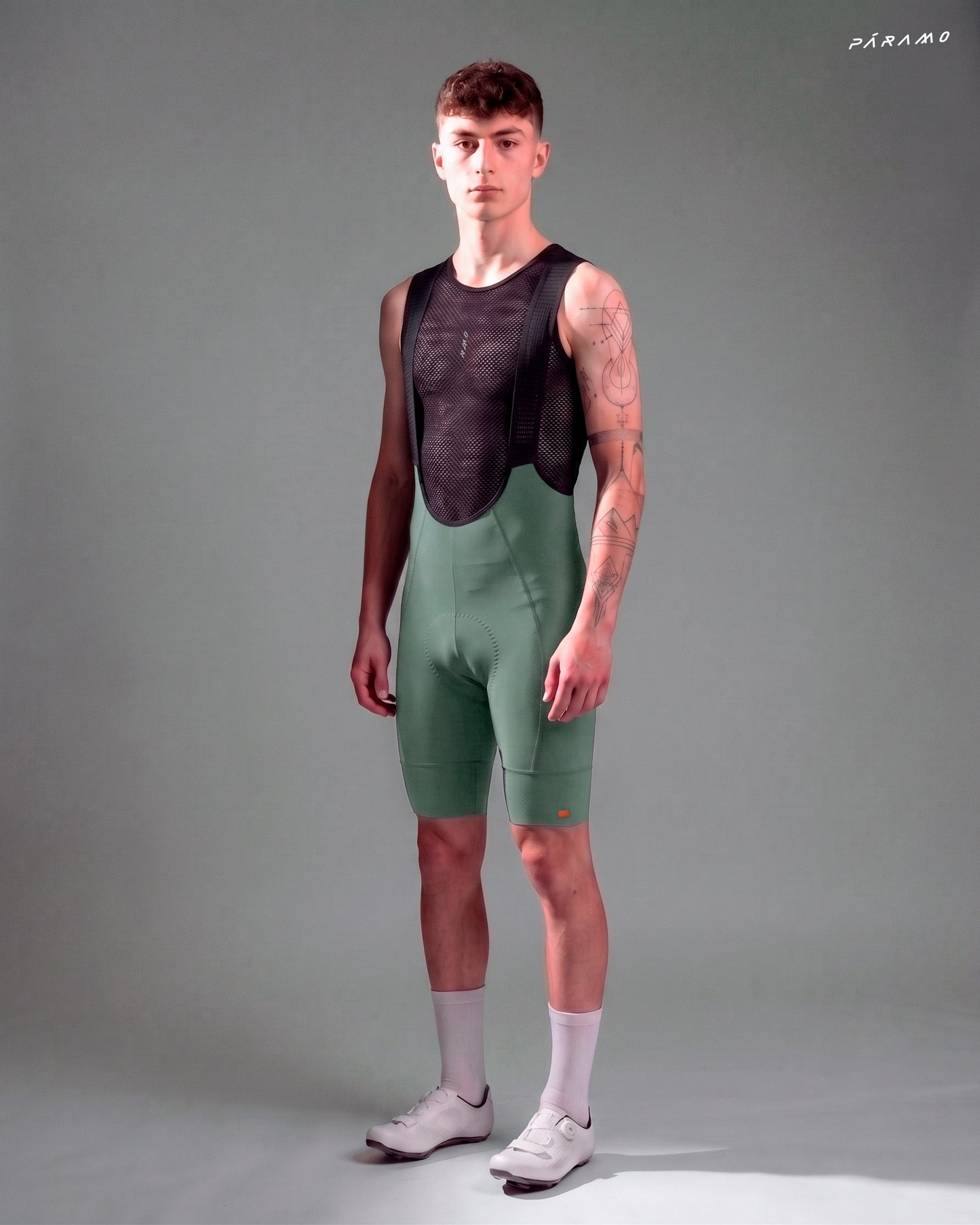 Pantaloneta bib EPIC PRO 2.0 verde ciclismo hombre 9+ horas
