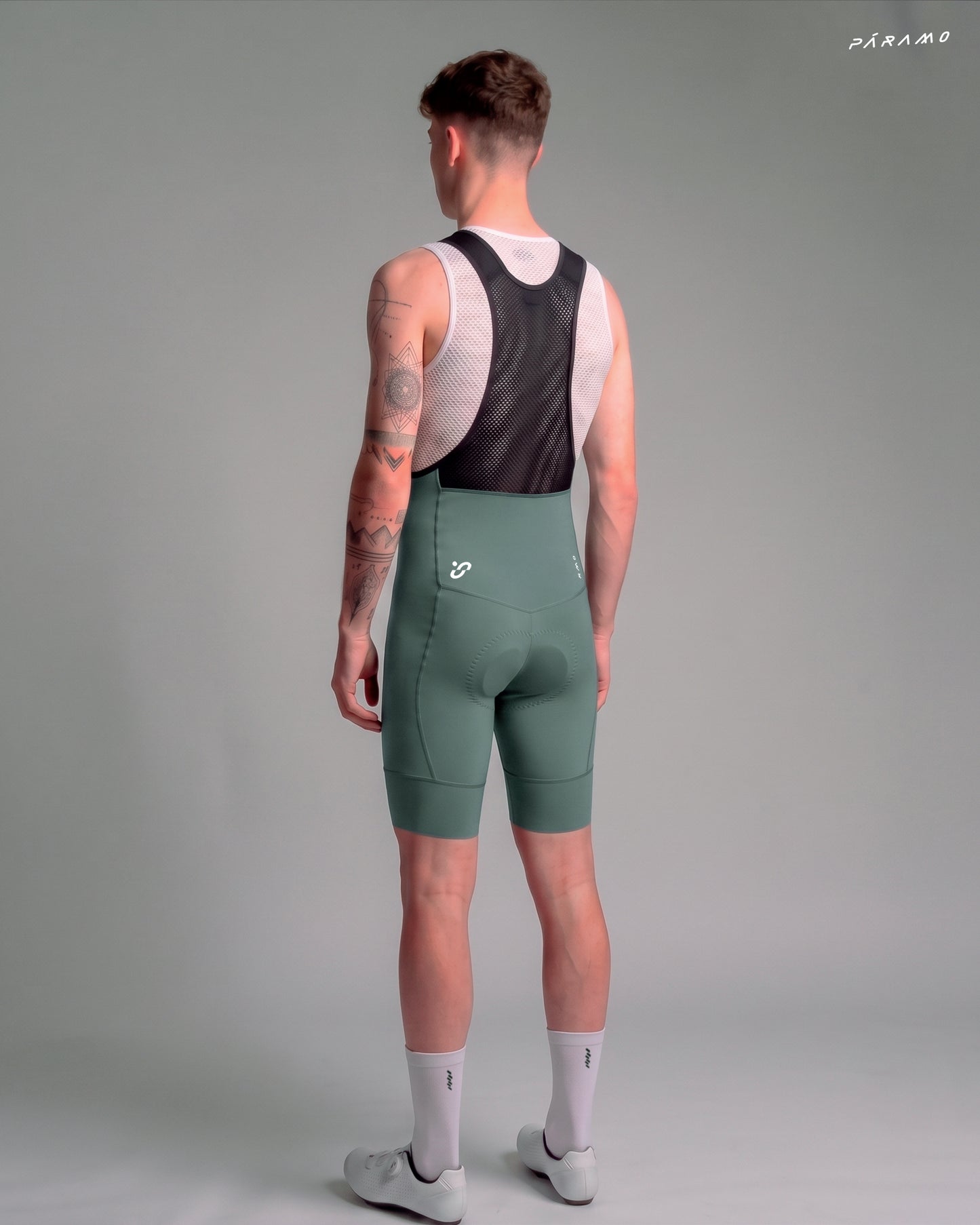 Pantaloneta bib EPIC PRO 2.0 verde ciclismo hombre 9+ horas