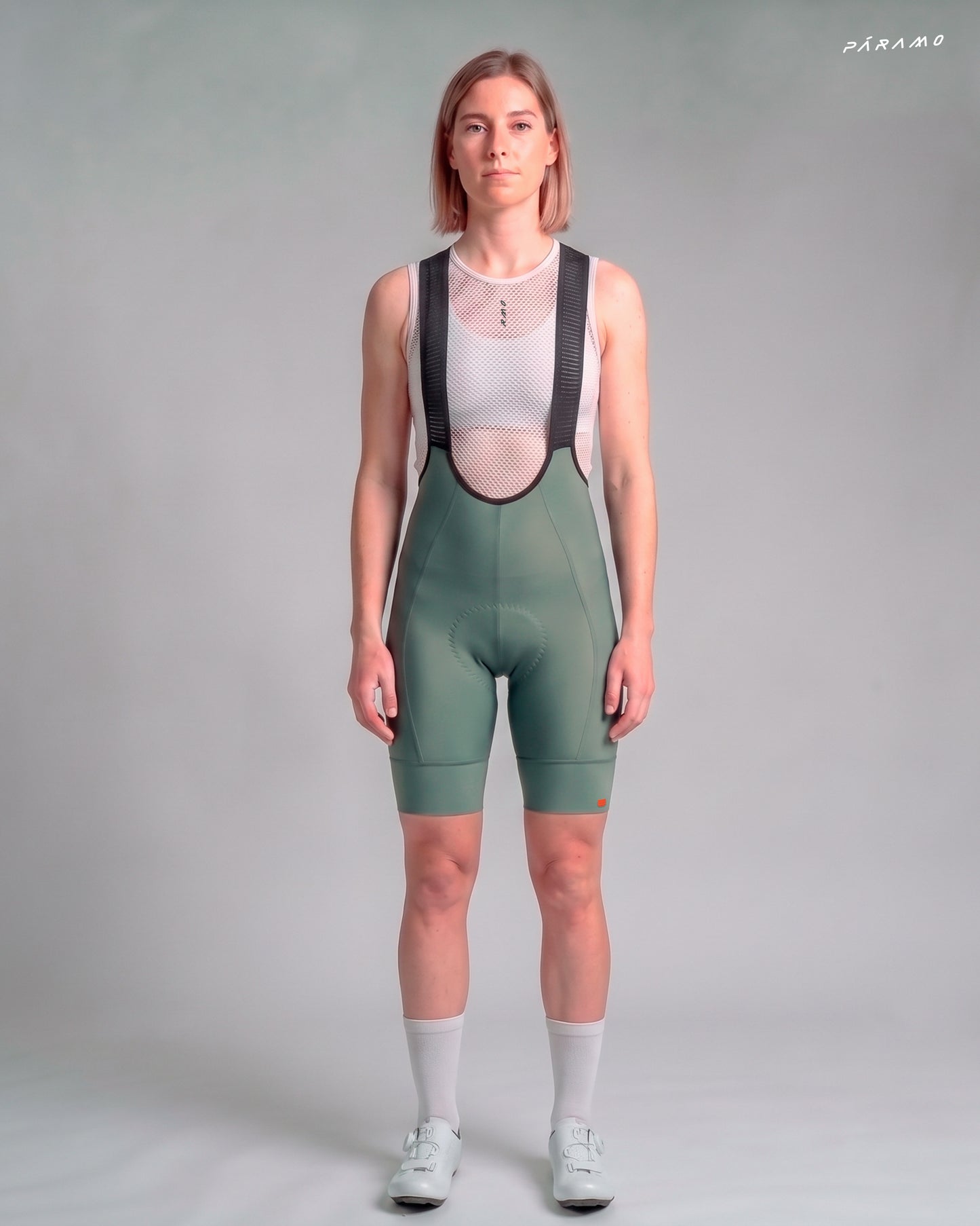 Pantaloneta bib EPIC PRO 2.0 Mujer Verde ciclismo 9+ horas
