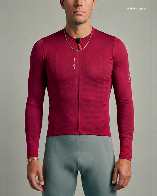 JERSEY NÓMADE 2.0 VINO TINTO  HOMBRE CICLISMO